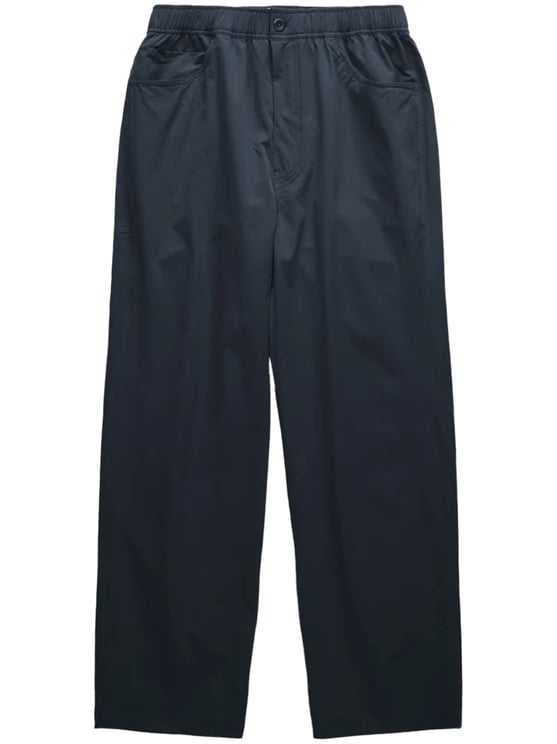 Norse Projects Relaxed Straight-Leg Trousers with Elastic Waistband and Functional Pockets