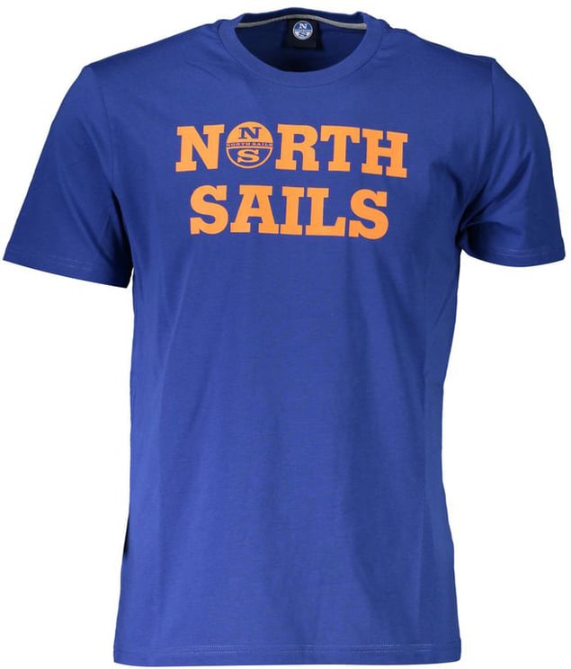 North Sails North Sails Blue Cotton Men T-Shirt