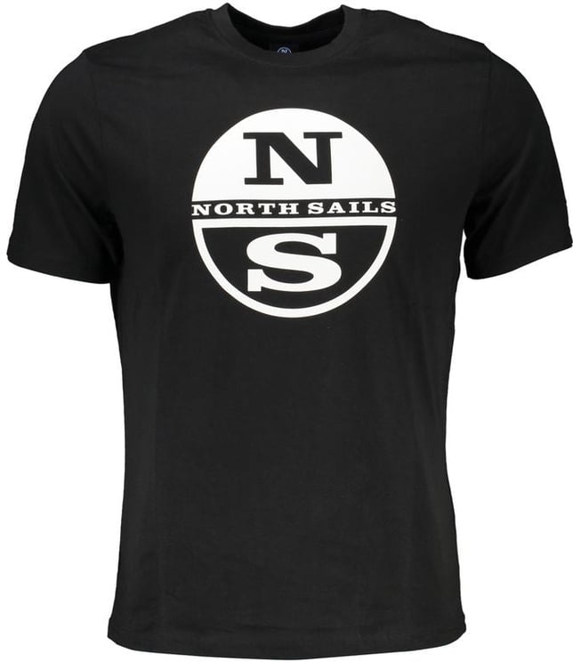 North Sails North Sails Black Cotton Men's T-Shirt
