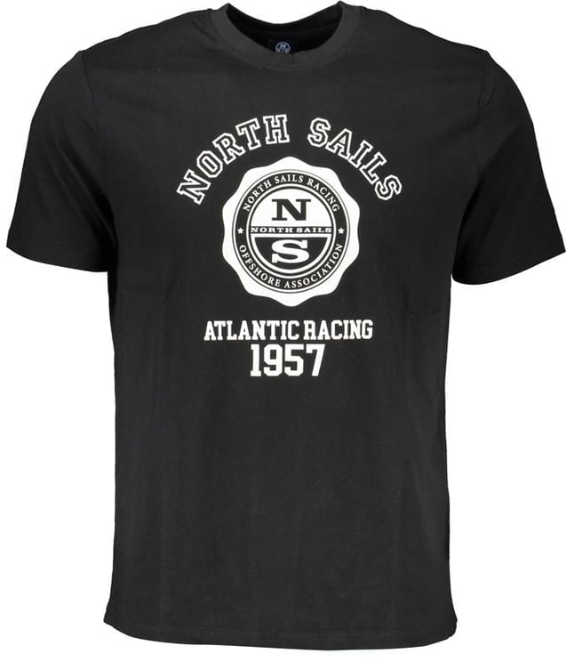 North Sails North Sails Black Cotton Men T-Shirt