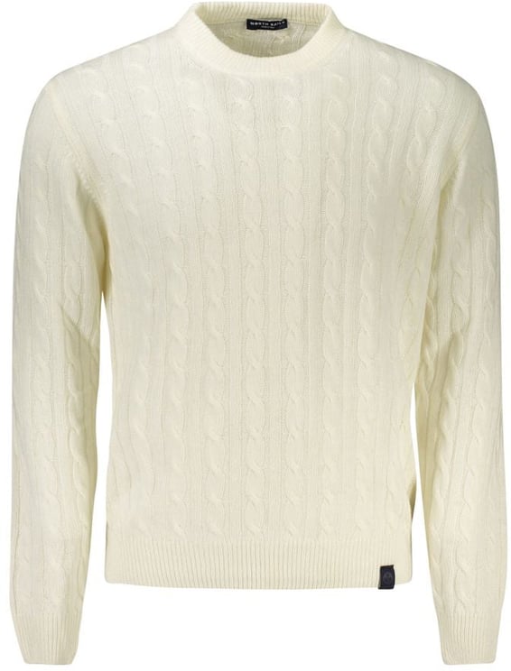 North Sails North Sails White Wool Men Sweater
