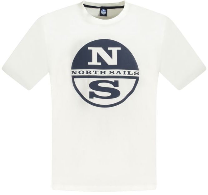 North Sails North Sails White Cotton Men's T-Shirt