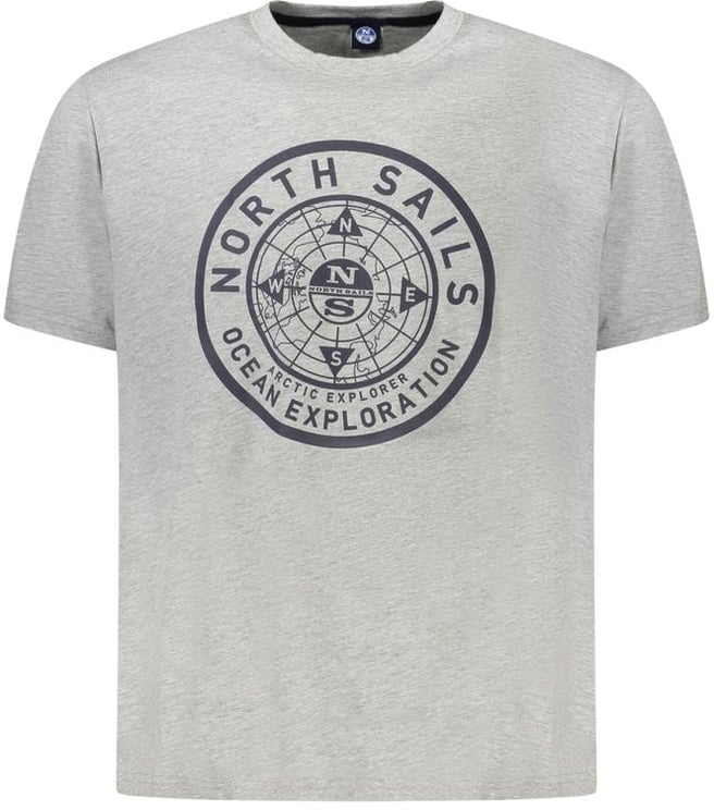 North Sails North Sails Grigio Cotton Mens T-Shirt