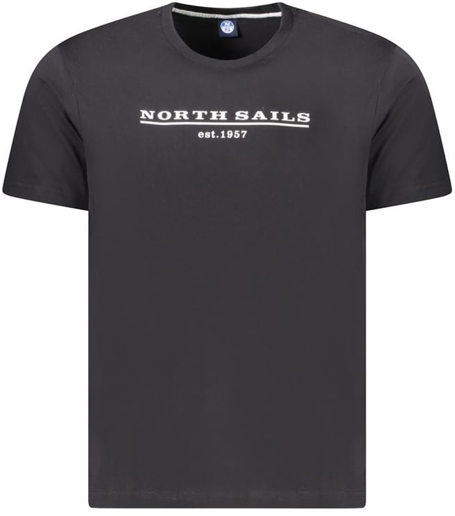 North Sails North Sails Black Cotton Men's T-Shirt