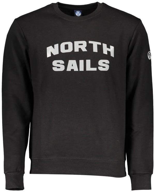 North Sails North Sails Black Cotton Men Sweatshirt