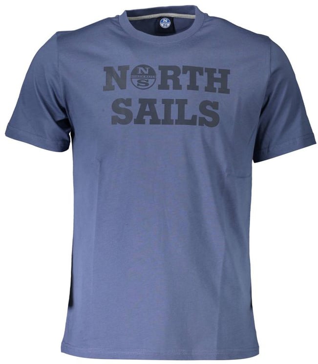 North Sails North Sails Blue Cotton Men T-Shirt