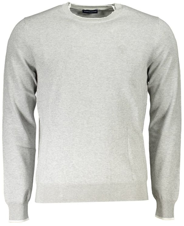 North Sails North Sails Grey Organic Cotton Men Sweater