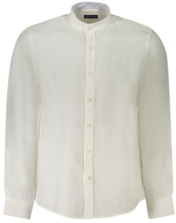North Sails North Sails Bianco Linen Mens Shirt