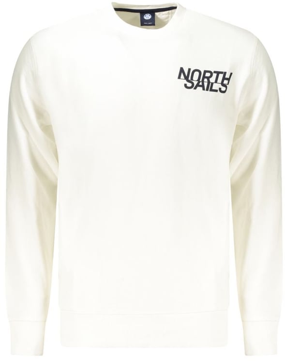 North Sails North Sails White Cotton Men's Sweatshirt
