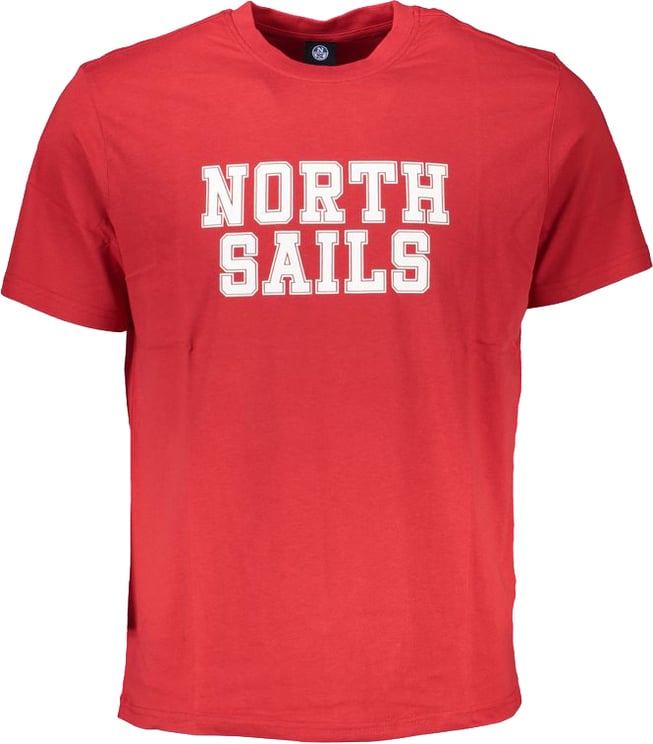 North Sails North Sails Rosso Cotton Men T-Shirt