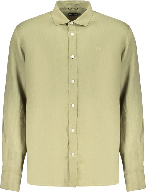 North Sails North Sails Green Linen Men's Shirt