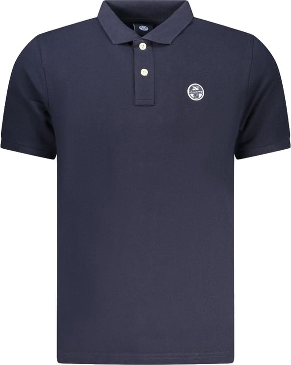 North Sails North Sails Blue Cotton Men Polo Shirt