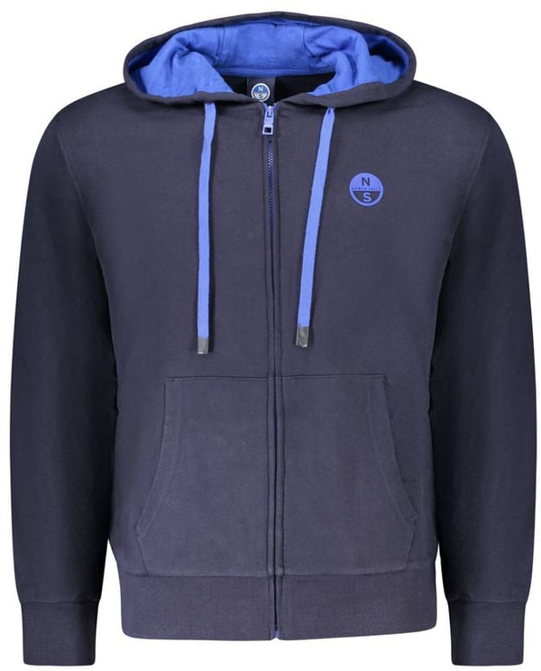North Sails North Sails Blue Cotton Men Sweatshirt