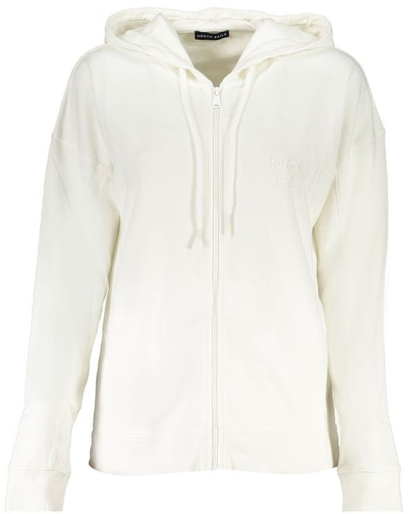 North Sails North Sails White Cotton Women's Hoodie