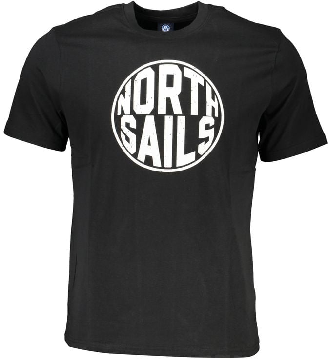 North Sails North Sails Black Cotton Men T-Shirt