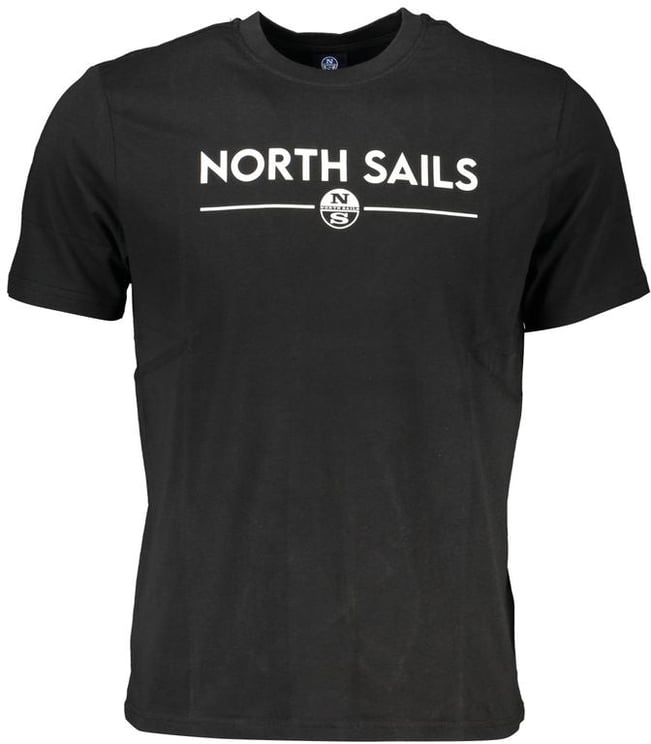 North Sails North Sails Black Cotton Men's T-Shirt
