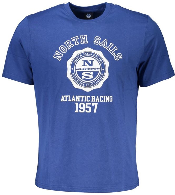 North Sails North Sails Blue Cotton Men T-Shirt