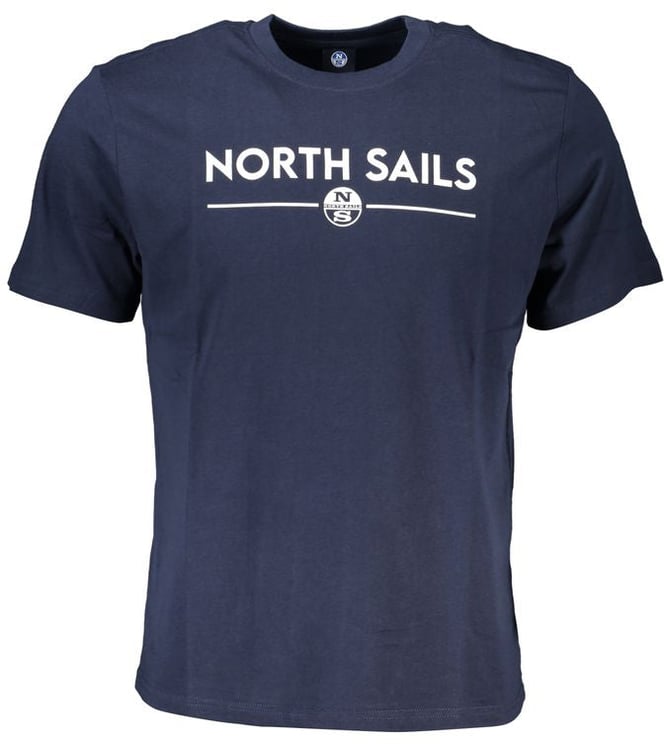 North Sails North Sails Blue Cotton Men T-Shirt