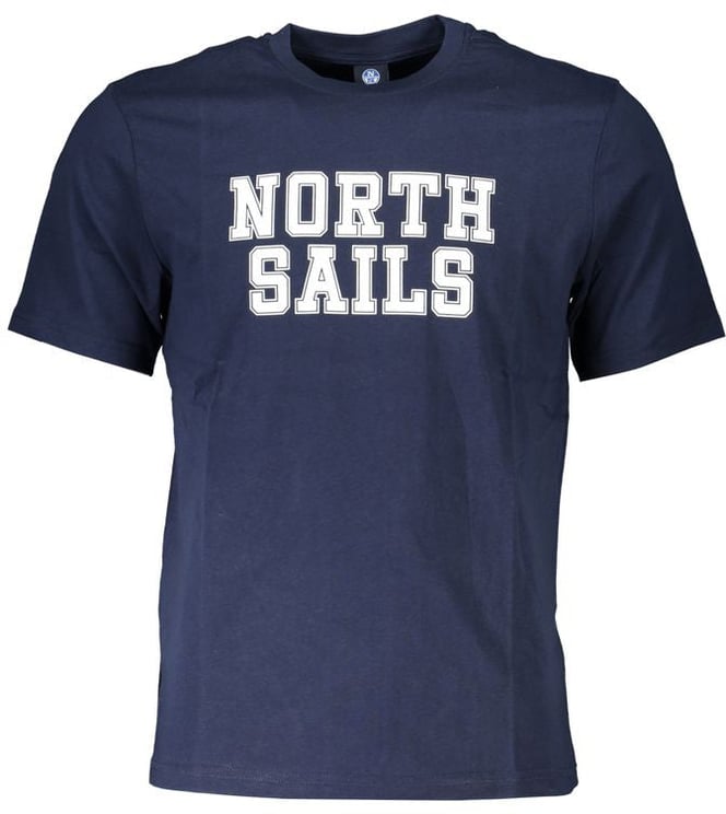North Sails North Sails Blu Cotton Men T-Shirt