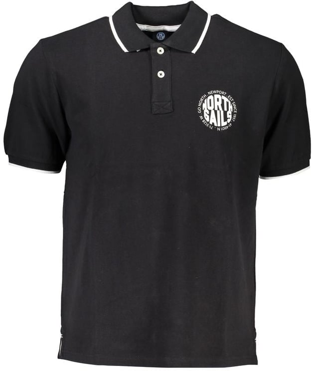 North Sails North Sails Black Cotton Men Polo Shirt