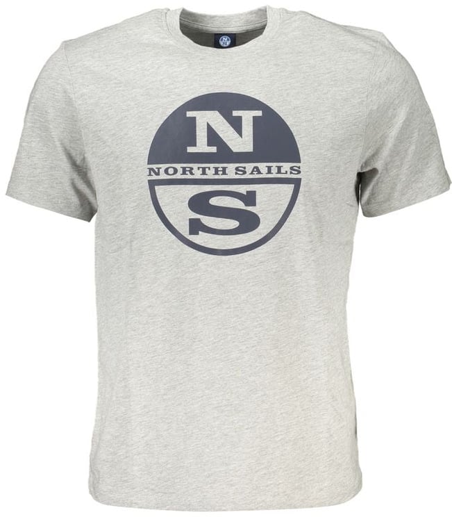 North Sails North Sails Grigio Cotton Men's T-Shirt
