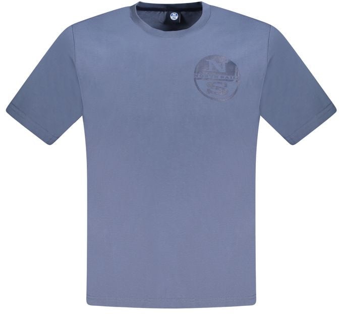North Sails North Sails Blu Cotton Men T-Shirt