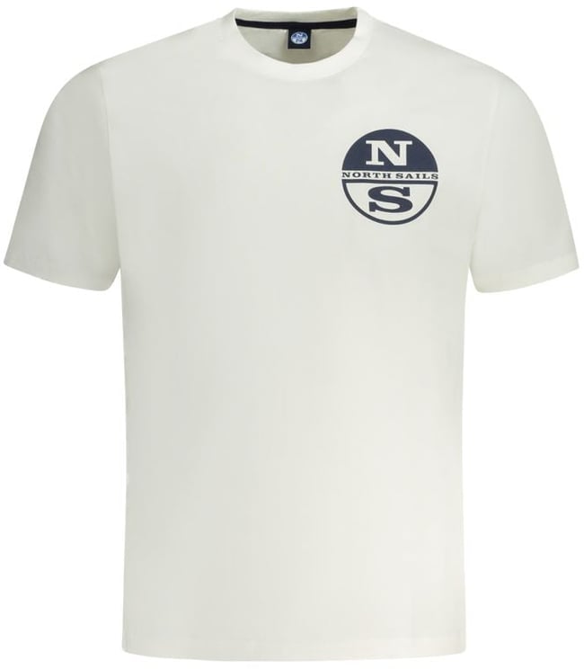 North Sails North Sails White Cotton Men's T-Shirt