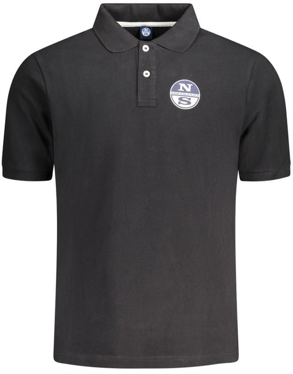North Sails North Sails Black Cotton Men's Polo Shirt