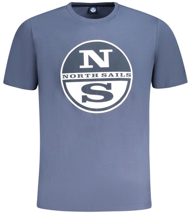 North Sails North Sails Blue Cotton Men T-Shirt
