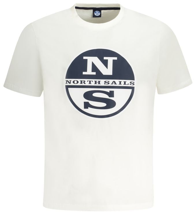 North Sails North Sails White Cotton Men T-Shirt