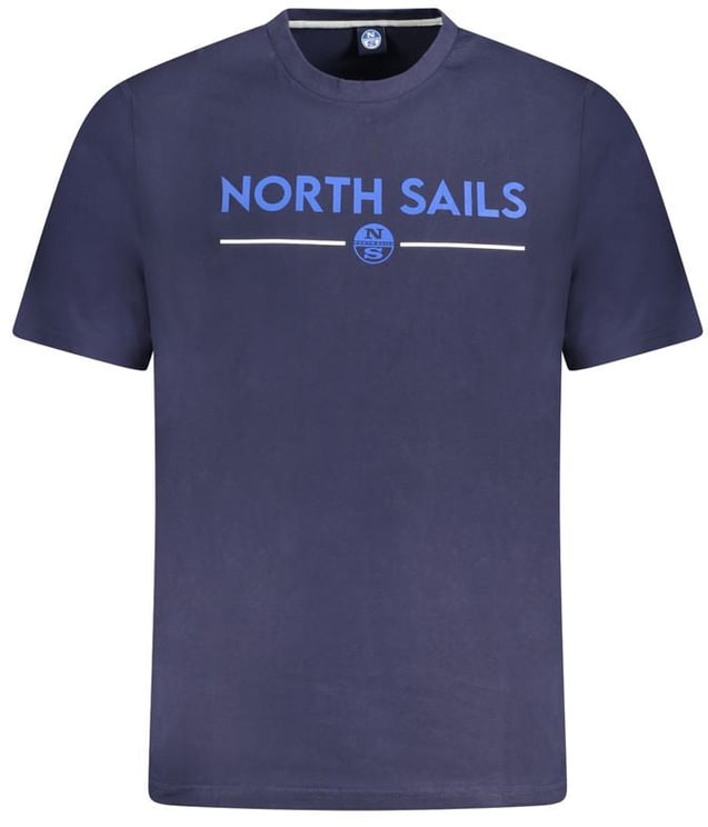 North Sails North Sails Blue Cotton Men T-Shirt