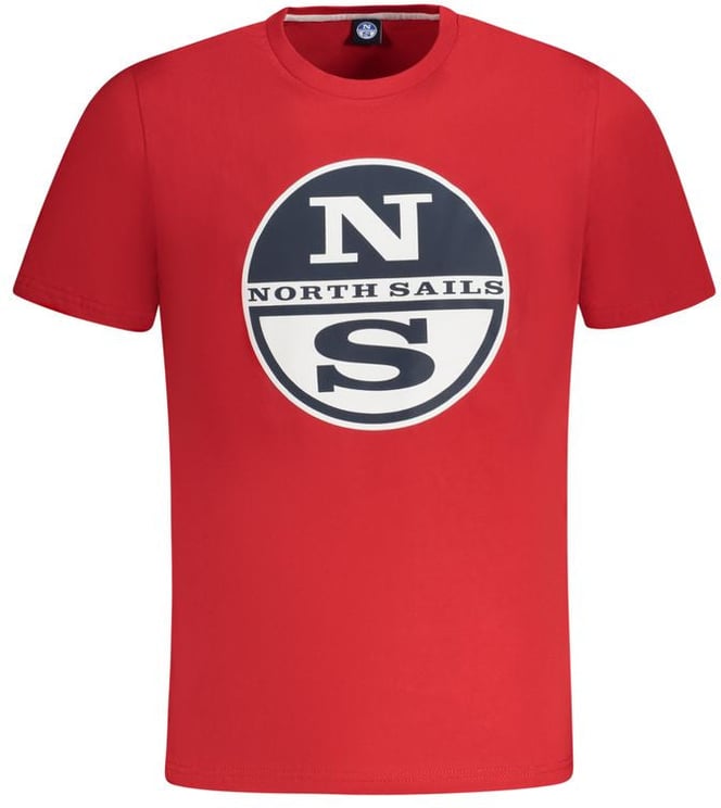 North Sails North Sails Rosso Cotton Men T-Shirt