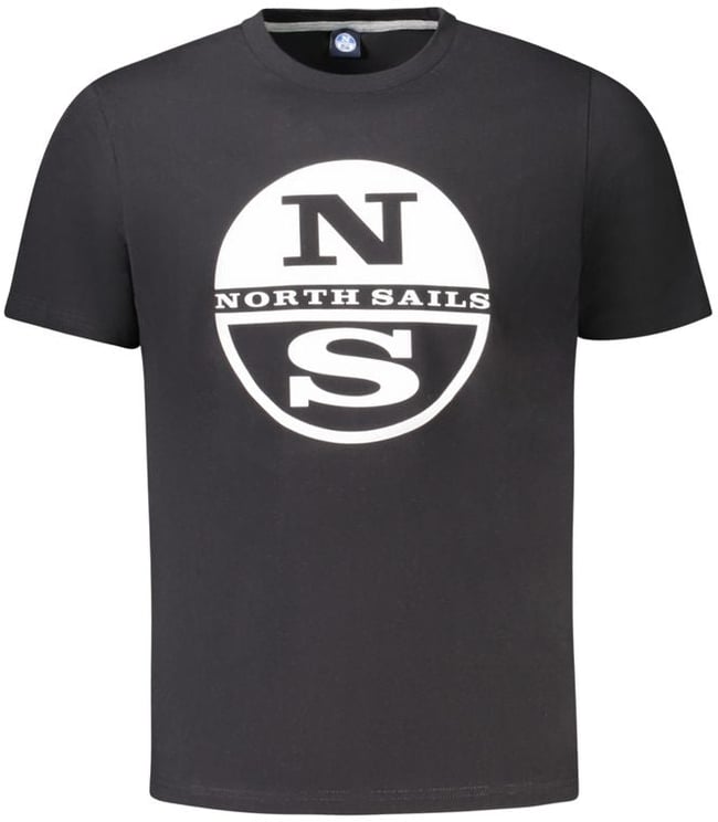 North Sails North Sails Black Cotton Men's T-Shirt