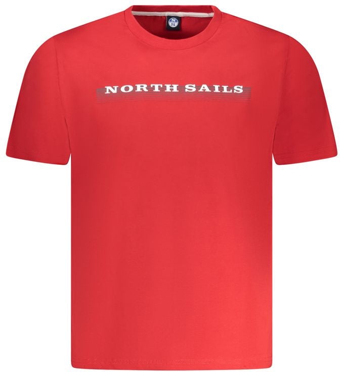 North Sails North Sails Rosso Cotton Men T-Shirt