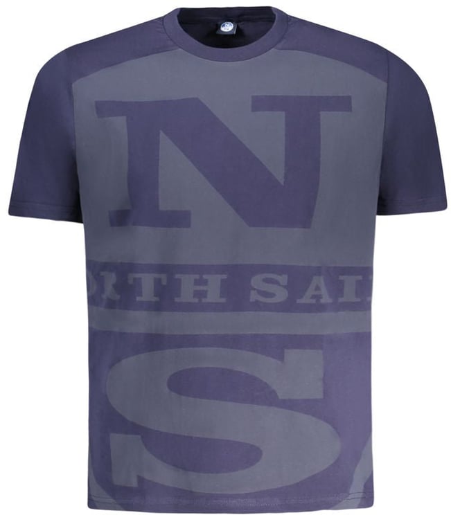 North Sails North Sails Blue Cotton Men T-Shirt
