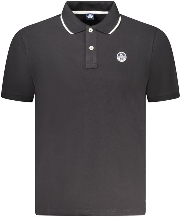 North Sails North Sails Black Cotton Mens Polo Shirt