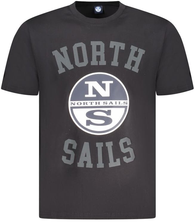 North Sails North Sails Black Cotton Men T-Shirt