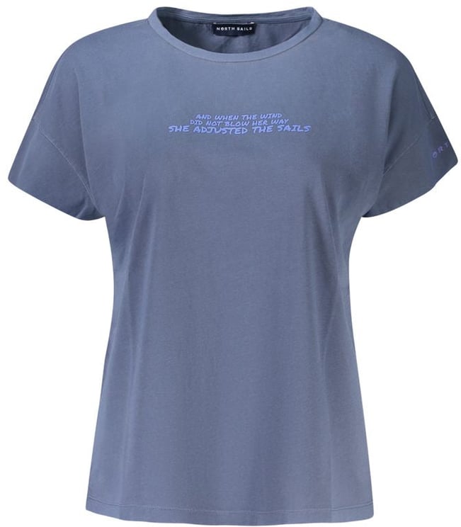 North Sails North Sails Blue Cotton Women T-Shirt