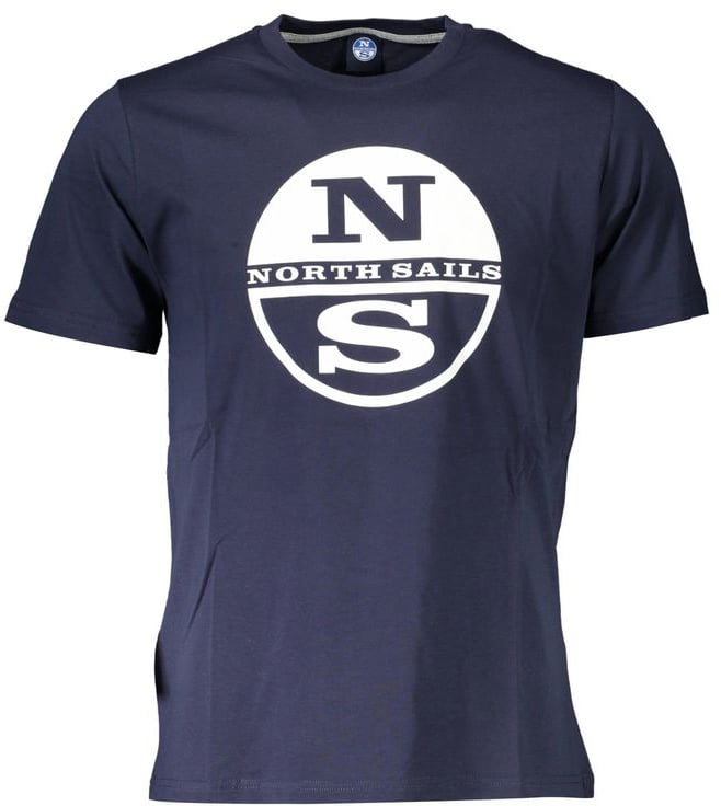 North Sails North Sails Blue Cotton Men T-Shirt
