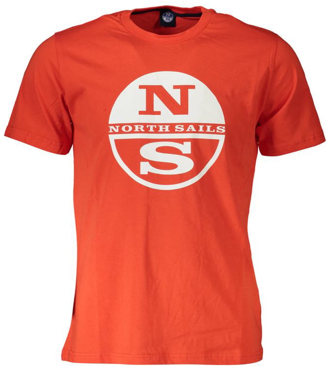 North Sails North Sails Rosso Cotton Men T-Shirt