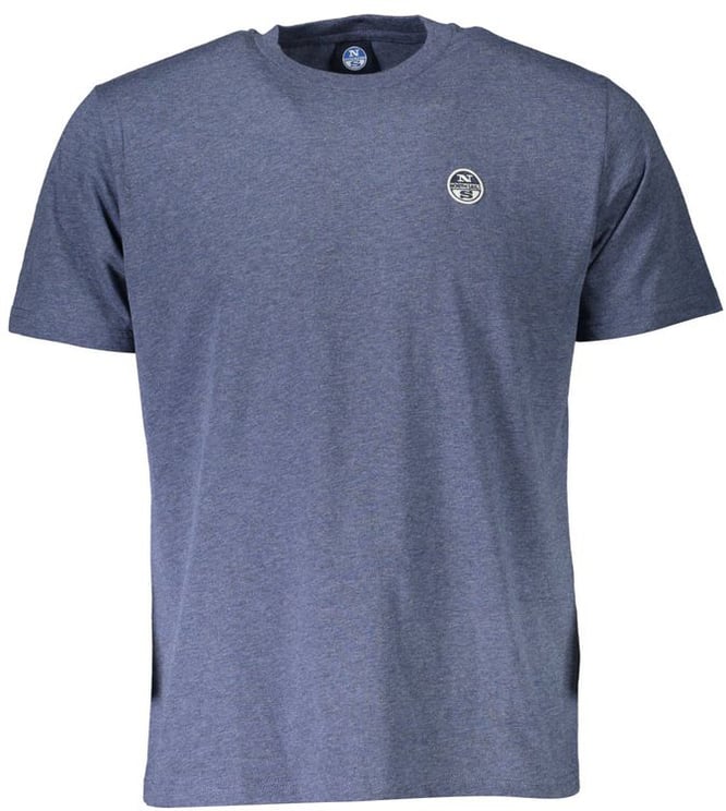 North Sails North Sails Blue Cotton Men T-Shirt