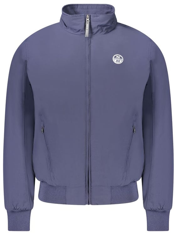 North Sails North Sails Blue Polyester Men's Bomber Jacket