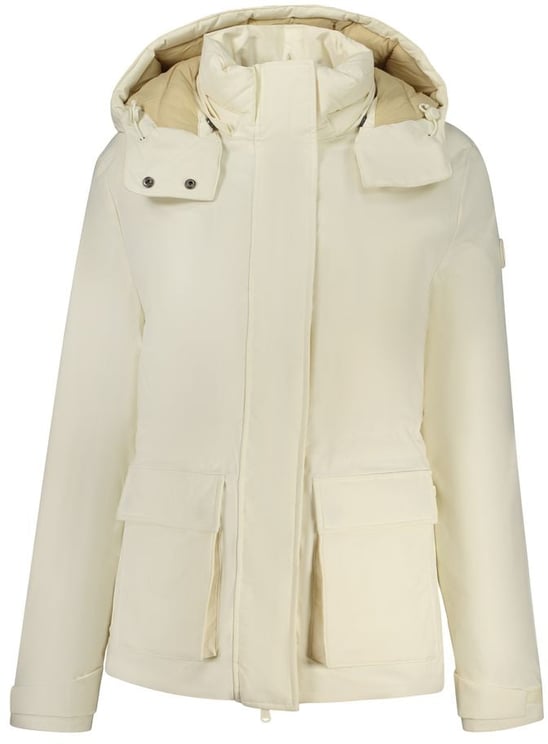 North Sails North Sails White Polyester Women Parka Jacket