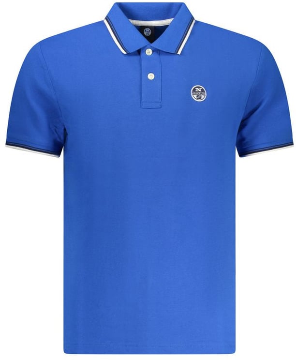North Sails North Sails Blue Cotton Men Polo Shirt