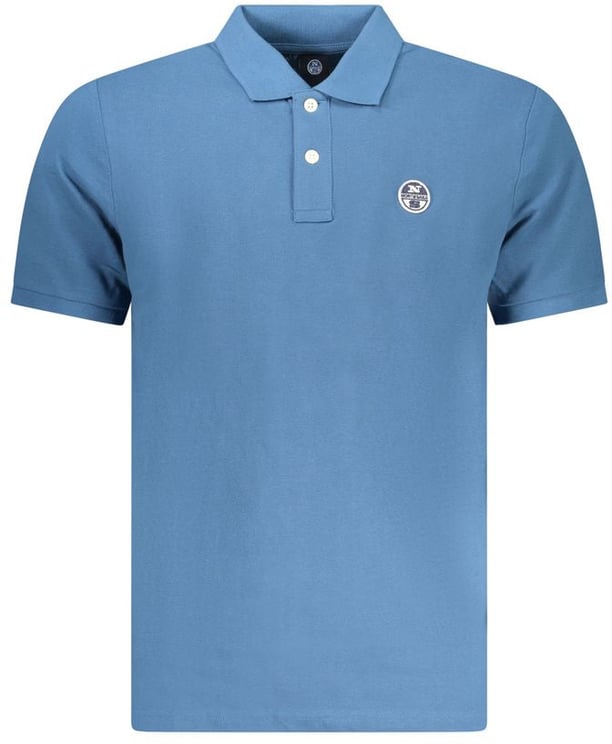 North Sails North Sails Blue Cotton Men Polo Shirt