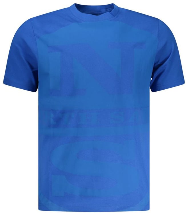 North Sails North Sails Blue Cotton Men T-Shirt