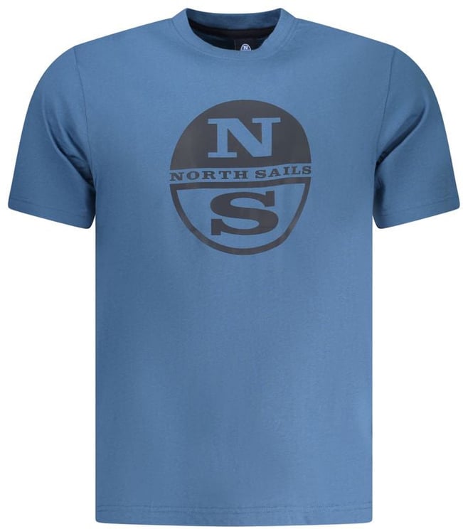 North Sails North Sails Blue Cotton Men T-Shirt