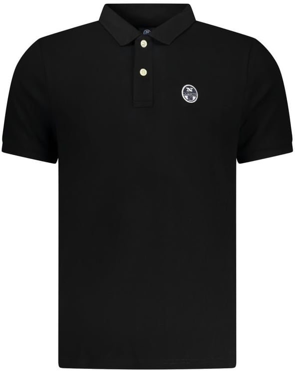 North Sails North Sails Black Cotton Mens Polo Shirt