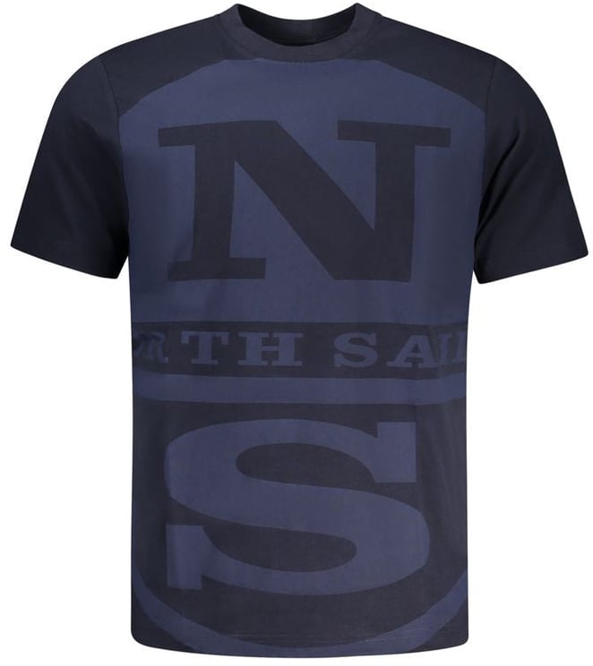 North Sails North Sails Blu Cotton Men T-Shirt