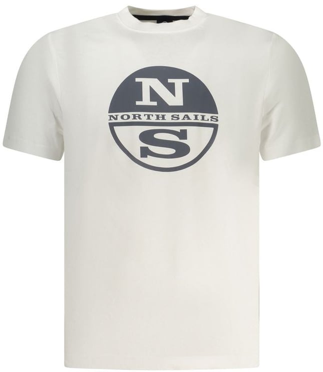North Sails North Sails White Cotton Men T-Shirt